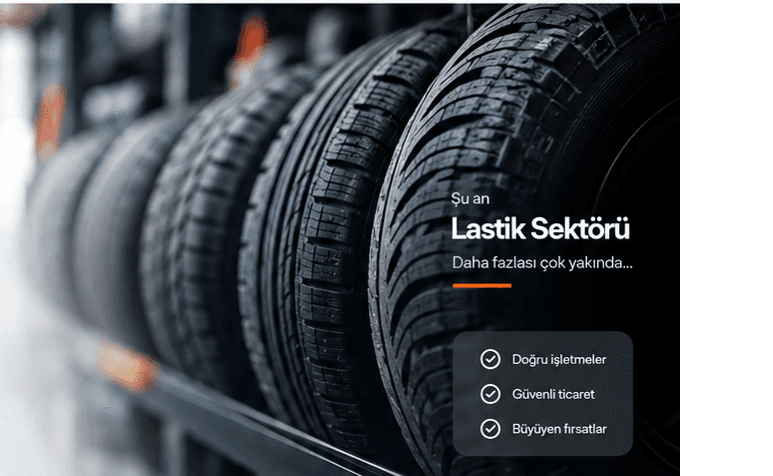 Lastik sektörü tanıtım paneli